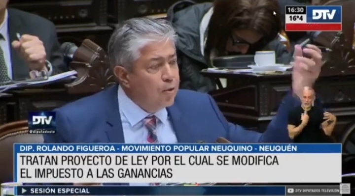 POLITICA: LA PARTICIPACION DE ROLO FIGUEROA EN EL DEBATE SOBRE GANANCIAS EN EL CONGRESO NACIONAL