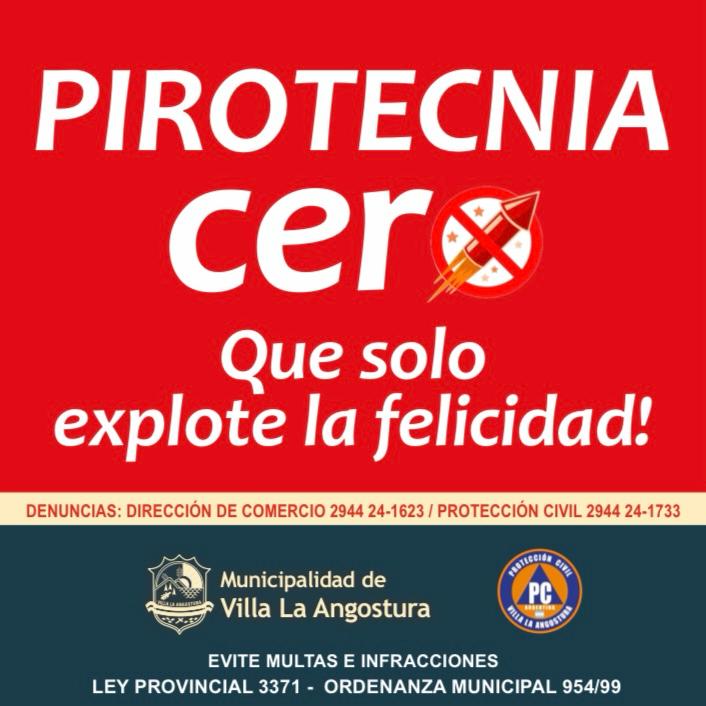 SOCIEDAD: LA MUNICIPALIDAD Y SU CAMPAÑA CONTRA LA PIROTECNIA