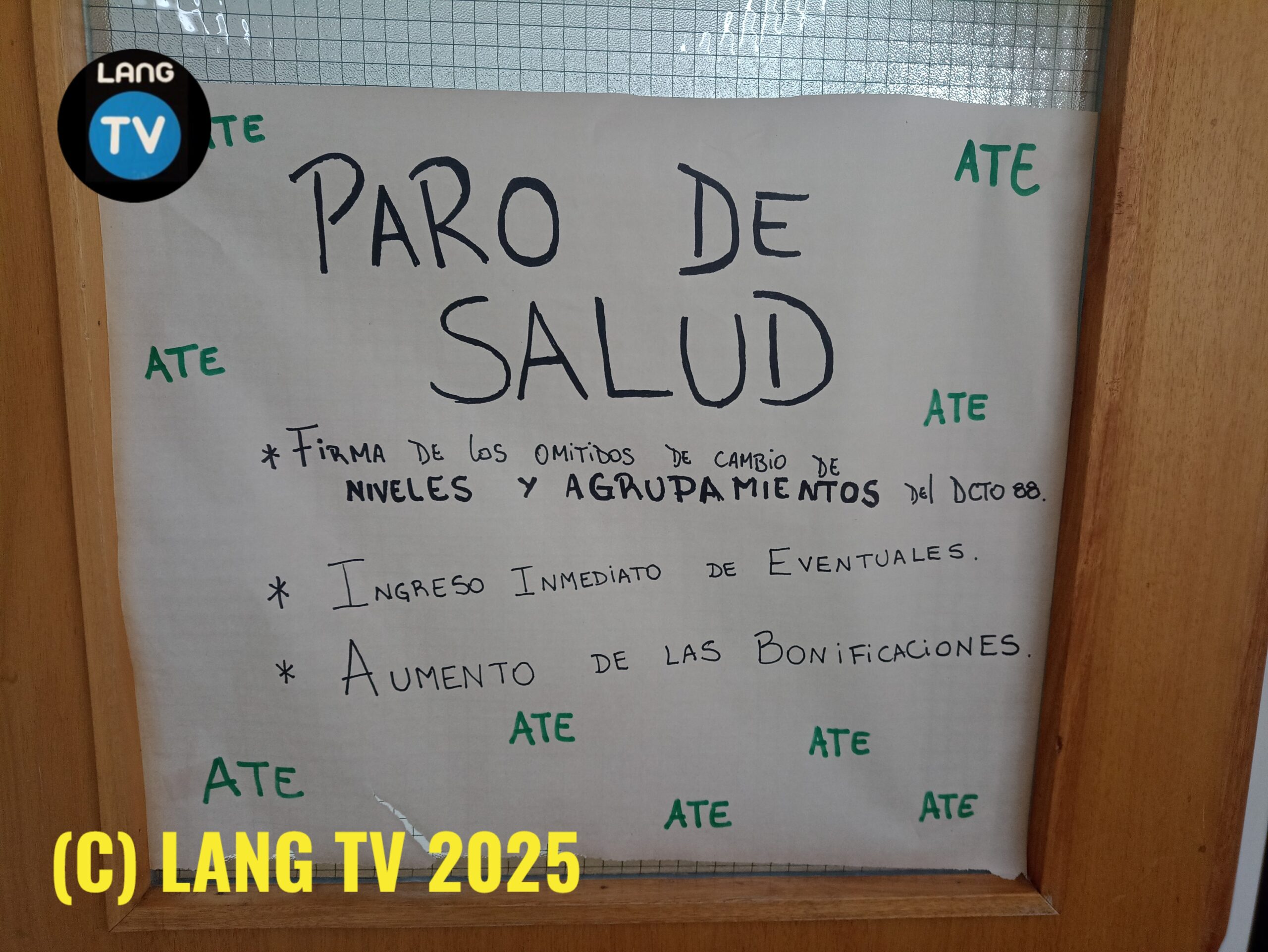 SOCIEDAD: PARO DE SALUD EN NEUQUÉN, ASI FUE EN ANGOSTURA