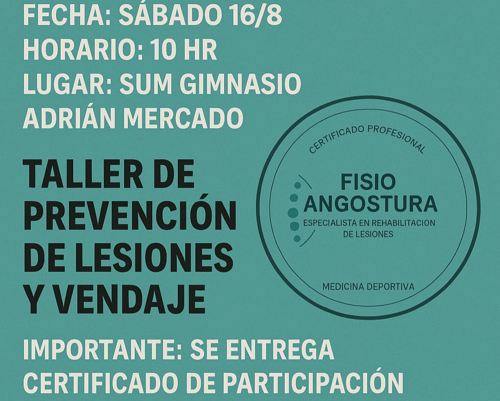 DEPORTES: TALLER GRATUITO PARA DEPORTISTAS