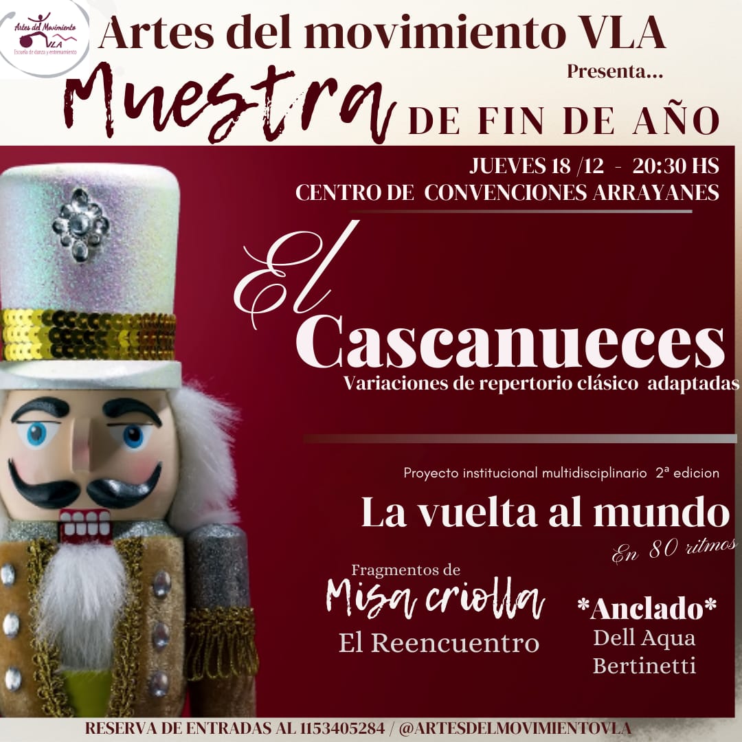 CULTURA: LLEGA CASCANUECES, LA MUESTRA DE FIN DE AÑO DE ARTES DEL MOVIMIENTO
