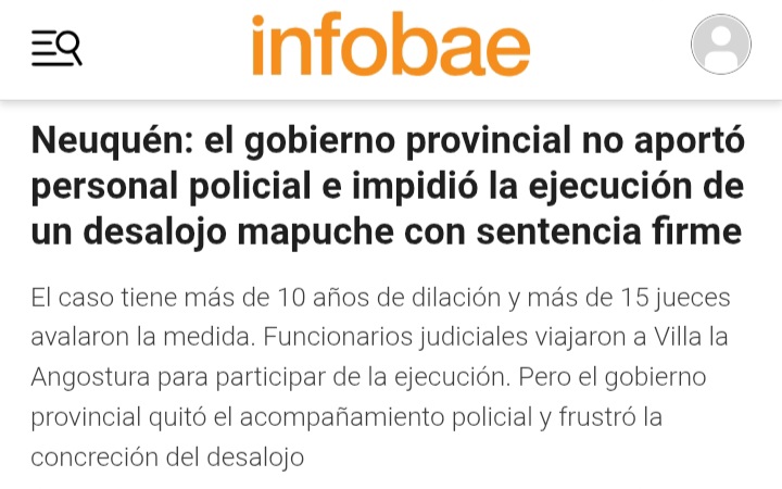 JUSTICIA: POLEMICA POR TIERRAS EN ANGOSTURA LLEGO A BSAS