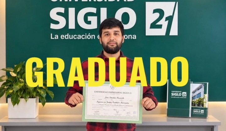 EDUCACION: SIGLO 21 Y SEBASTIAN HERMOSILLA, SU PRIMER GRADUADO EN ANGOSTURA