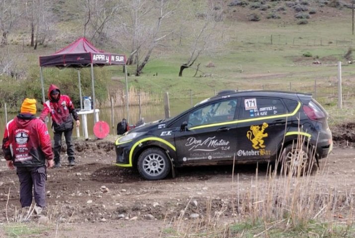 DEPORTES: RALLY EN JUNIN, LOS ANGOSTURENSES MARTINEZ-KUNZ ABANDONARON POR ROTURA CUANDO PELEABAN PODIO